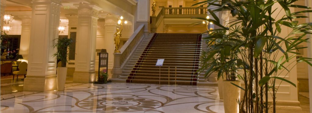 Wide View Of Hotle Staircase